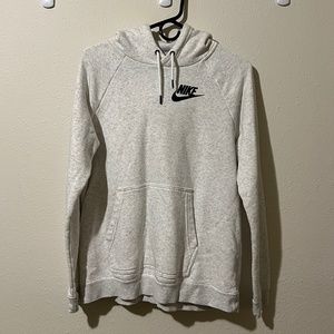 NWOT Light Heathered Gray Nike Hoodie Sweatshirt